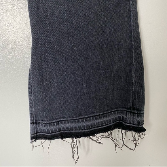 Hudson Bootcut Grey/Black Jean Split Hem Sz 28 - Picture 4 of 8